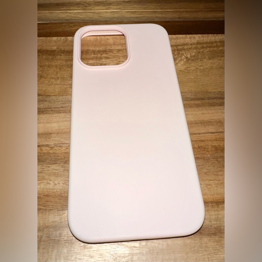 iPhone 14 Pro Max Silicone Phone Case, light pink